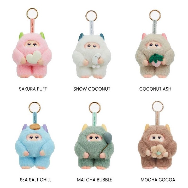 GIGGLE MONSTER PLUSH KEYCHAIN MARSHMALLOW DREAMS SERIES 1 BLIND BOX 11CM (DISPLAY 6PZ)