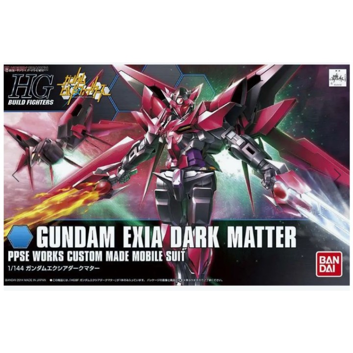 BANDAI 45301 - Hgbf Gundam Exia Dark Matter 1/144
