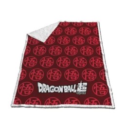 AYMAX - DRAGON BALL SUPER - Coperta Sherpa 130x170cm - Simbolo