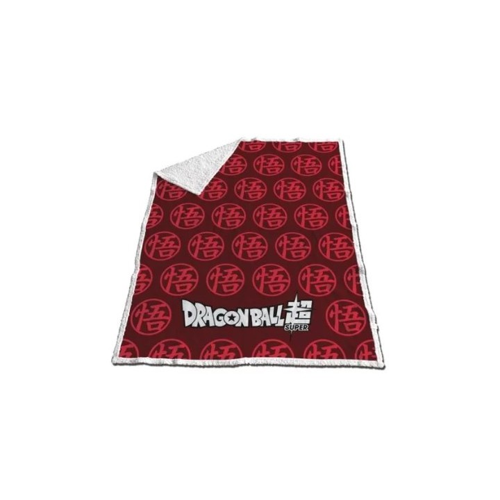 AYMAX - DRAGON BALL SUPER - Coperta Sherpa 130x170cm - Simbolo