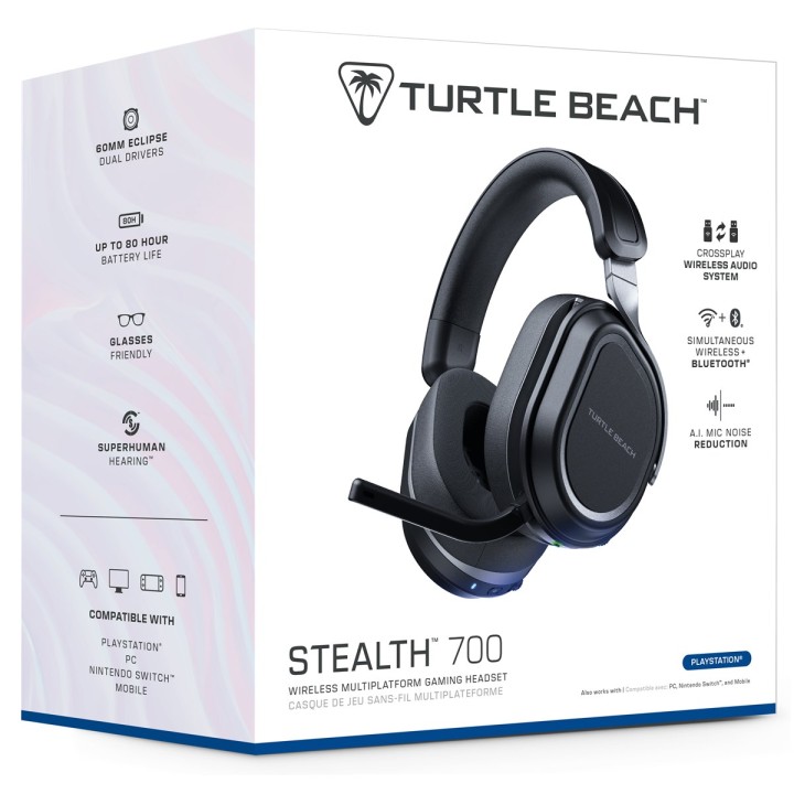 TURTLE BEACH Cuffie Gaming - Stealth 700 Gen 3 PS Black