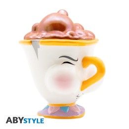 ABYSTYLE DISNEY: The Beauty & the Beast - Tazza 3D: Chip w/bubbles