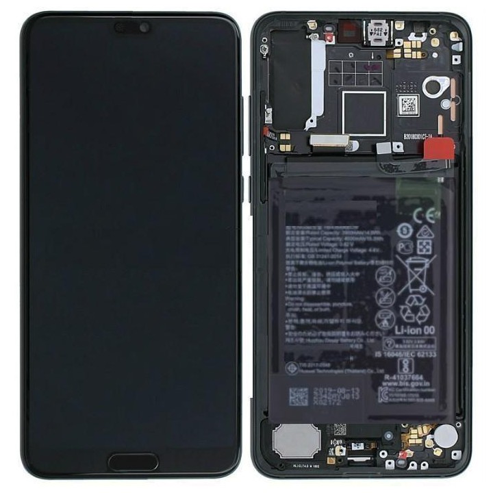 DISPLAY LCD + TOUCHSCREEN DISPLAY COMPLETO + FRAME PER HUAWEI P20 PRO.
