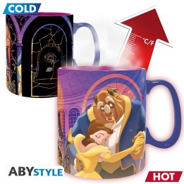 ABYSTYLE DISNEY - Tazza termosensibile 460 ml: "Beauty & the Beast"