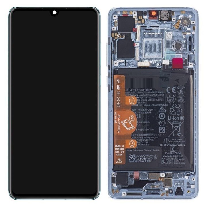 DISPLAY LCD + TOUCHSCREEN DISPLAY COMPLETO + FRAME (NO IMPRONTE FLEX).