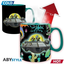 ABYSTYLE RICK AND MORTY - Tazza termosensibile 460ml : "Navicella"