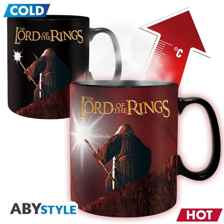 ABYSTYLE The Lord Of The Ring - Tazza termosensibile 460 ml - "Tu non puoi passare"