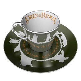 ABYSTYLE The Lord Of The Ring - Set Tazza "Specchio" e Piattino: "Fellowship"
