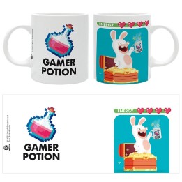 ABYSTYLE RABBIDS - Tazza 320ml : "Gamer potion"