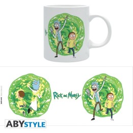 ABYSTYLE RICK AND MORTY - Tazza 320 ml : "Portale"