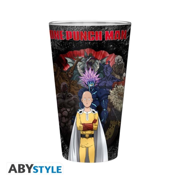 ABYSTYLE ONE PUNCH MAN - Bicchiere 400ml: "One against all"