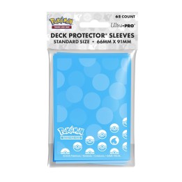 ULTRA PRO - 65 Deck Protector Sleeves Standard Size - Pokemon - Fire Type