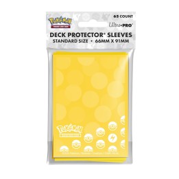 ULTRA PRO - 65 Deck Protector Sleeves Standard Size - Pokemon - Lightning Type