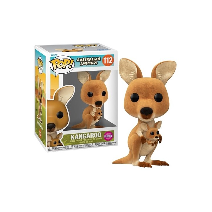FUNKO POP Australian Animals - 112 Kangaroo (Flocked) 9cm