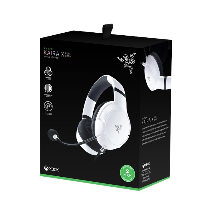 RAZER cuffie gaming Kaira X for Xbox - White