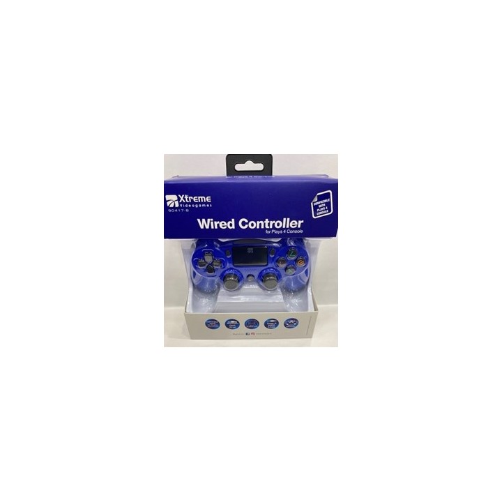 XTREME WIRED CONTROLLER BLUE PS4