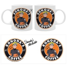 ABYSTYLE NARUTO SHIPPUDEN - Tazza 320ml : "Konoha's Coffee"