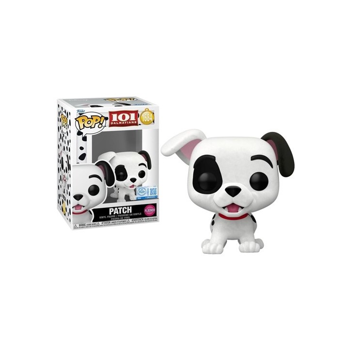 FUNKO POP Disney: 101 Dalmatians - 1684 Patch (Flocked) (Exclusive) 9cm
