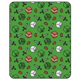 Coperta in Flanella Minecraft (110x150cm)
