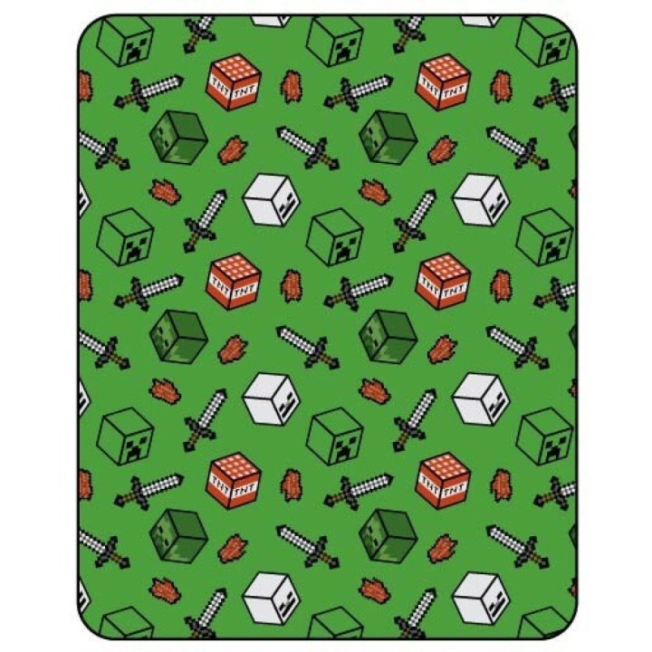 Coperta in Flanella Minecraft (110x150cm)