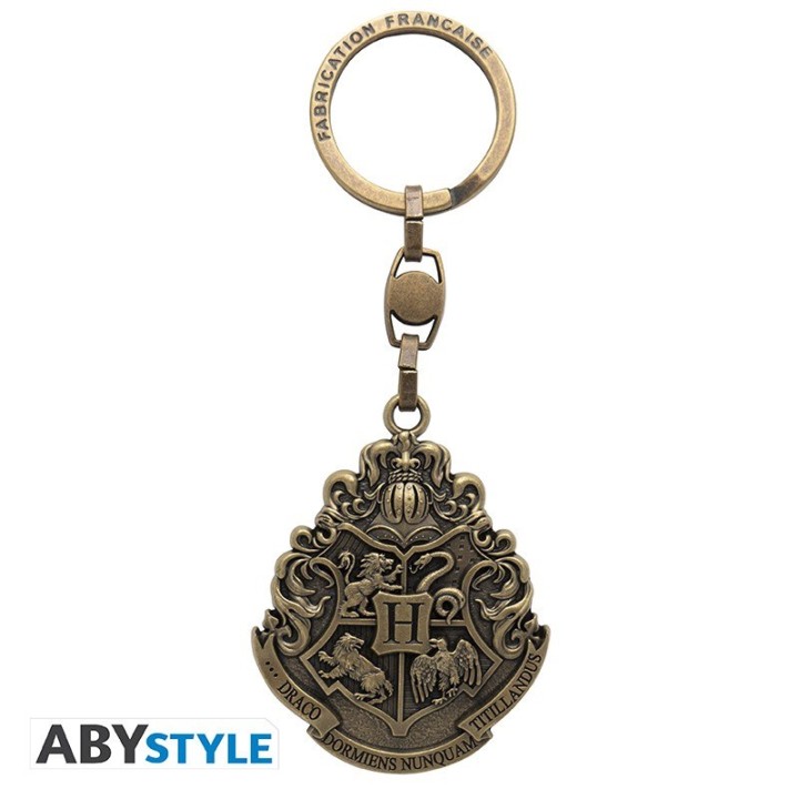 ABYSTYLE HARRY POTTER - Portachiavi 3D: "Hogwarts logo"