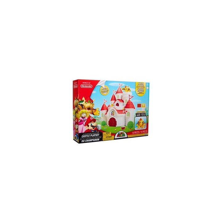 JAKKS PACIFIC NINTENDO SUPER MARIO DELUXE MUSHROOM KINGDOM CASTLE PLAYSET