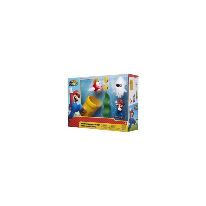 JAKKS PACIFIC NINTENDO SUPER MARIO UNDERWATER DIORAMA SET
