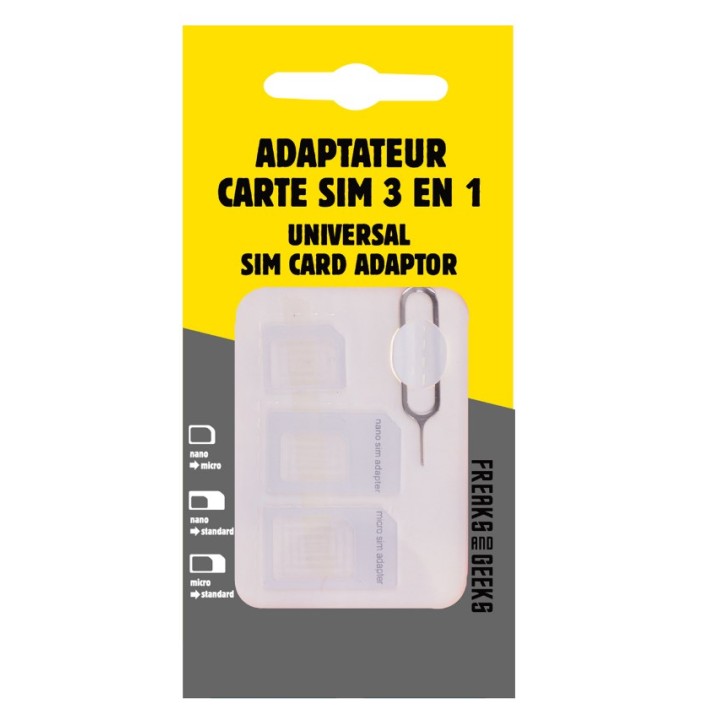 Sim adapter 3 in 1 (freaks and geeks)