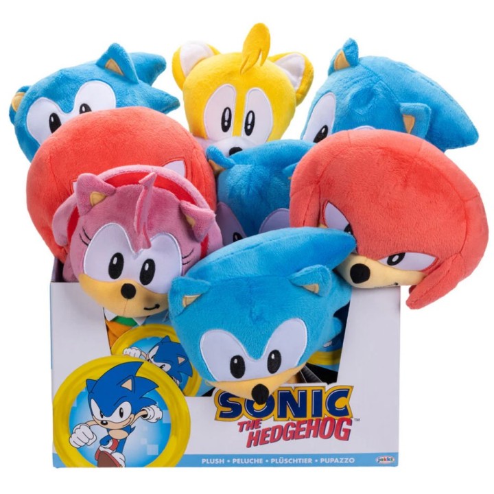 JAKKS PACIFIC Sonic assortimento peluche 23 cm (serie differenti) 8 pz