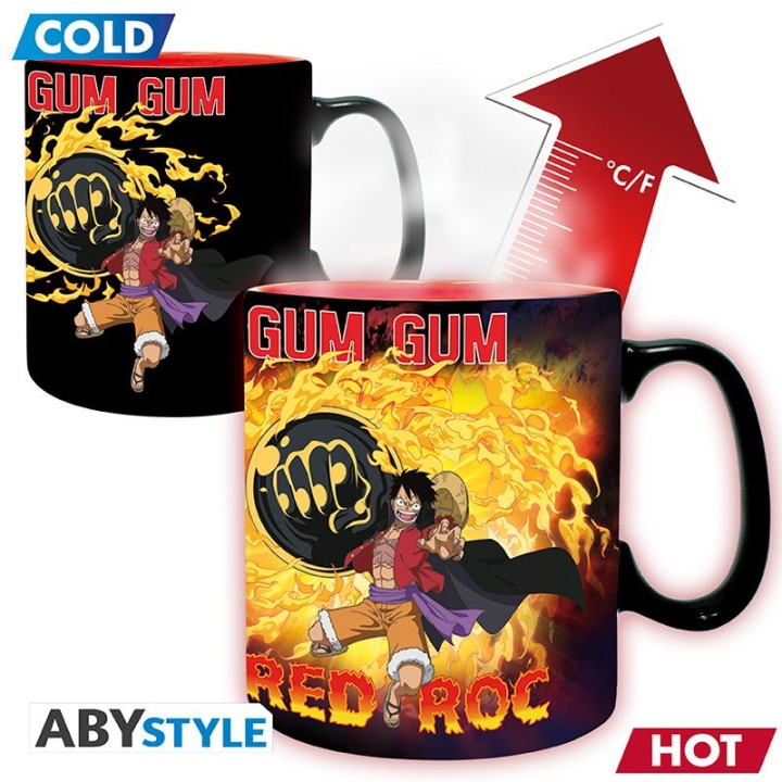 ABYSTYLE ONE PIECE - Tazza Termica 460 ml: "Luffy vs Kaidou"