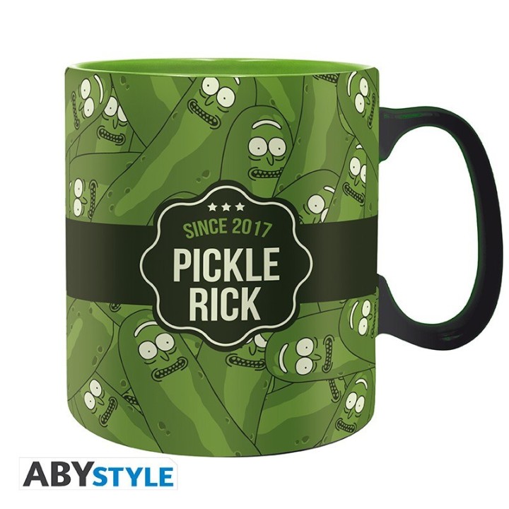 ABYSTYLE RICK AND MORTY - Tazza 460ml : "Cetriolo Rick"