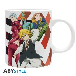 ABYSTYLE THE SEVEN DEADLY SINS - Tazza 320 ml: "Meliodas,Ban,King"