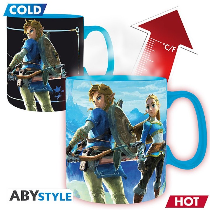 ABYSTYLE THE LEGEND OFZELDA - Tazza termosensibile 460 ml: "Breath the Wild"