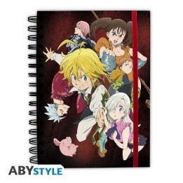 ABYSTYLE THE SEVEN DEADLY SINS - Notebook Spirale: "Meliodas and the Sins"