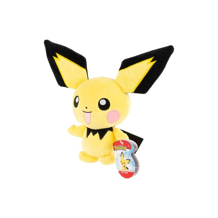 JAZWARES Pokemon: Pichu - Peluche 20cm