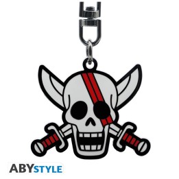 ABYSTYLE ONE PIECE - Keychain - Skull Shanks X4