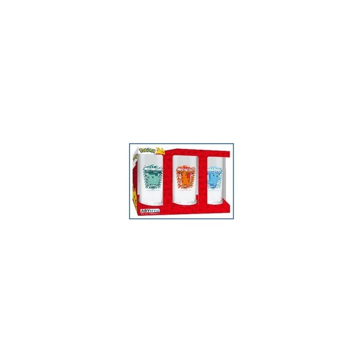 ABYSTYLE POKEMON - Set 3 bicchieri