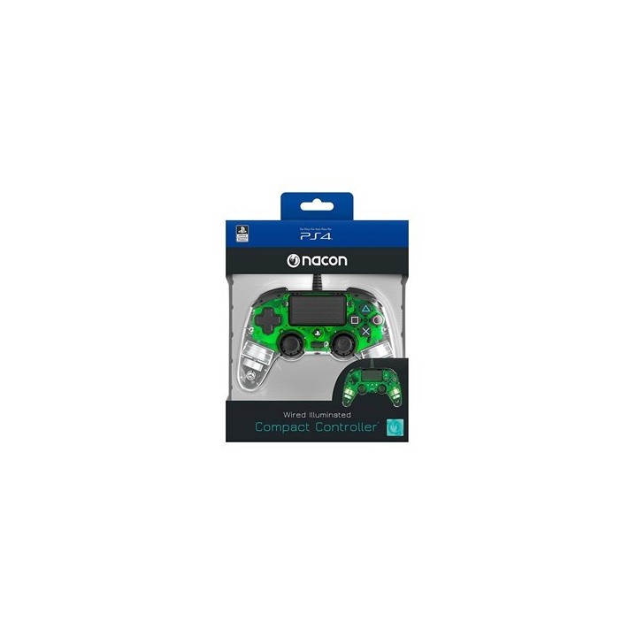 NACON OLP Compact Controller WRD Illuminated Verde PS4