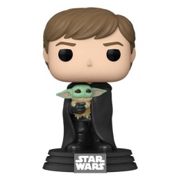 FUNKO POP Star Wars: The Mandalorian - 482 Luke Skywalker w/Child 9 cm