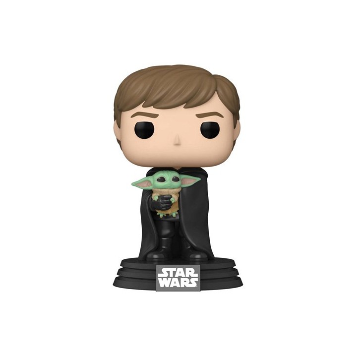 FUNKO POP Star Wars: The Mandalorian - 482 Luke Skywalker w/Child 9 cm