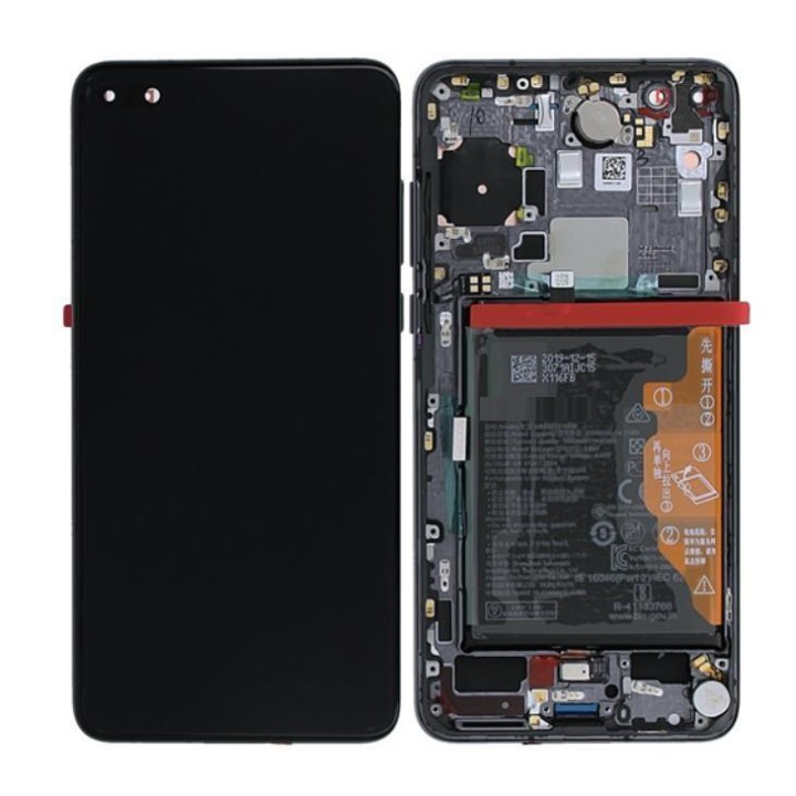 DISPLAY LCD + TOUCHSCREEN DISPLAY COMPLETO + FRAME PER HUAWEI P40 ANA.