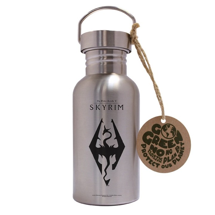 ABYSTYLE SKYRIM - Bottiglia in acciaio 500 ml: "Seal of Akatosh"