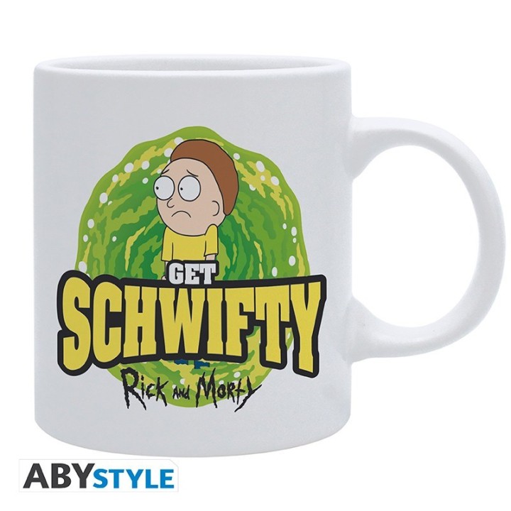 ABYSTYLE RICK AND MORTY - Tazza 320 ml : "Get Schwifty"