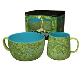 ABYSTYLE RICK & MORTY - Set Tazza da colazione: "Pattern"