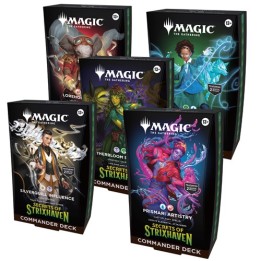 Magic: The Gathering - Secrets of Strixhaven Commander Decks Display..
