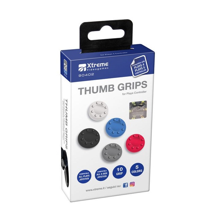XTREME Playstation 4 Thumb Grips multicolor Kit (10 pezzi)