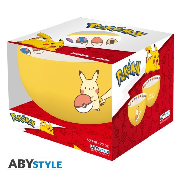 ABYSTYLE POKEMON - Bowl - 600 ml - "Pikachu Electric Type"