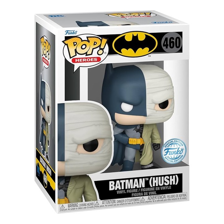 FUNKO POP DC Comics - 460 Batman Hush (Exclusive, possibile allocazione) 9 cm (DAMAGED BOX)