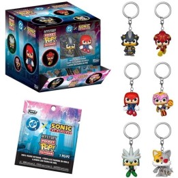FUNKO POP Mystery Keychain: Justice League & Sonic 12pz