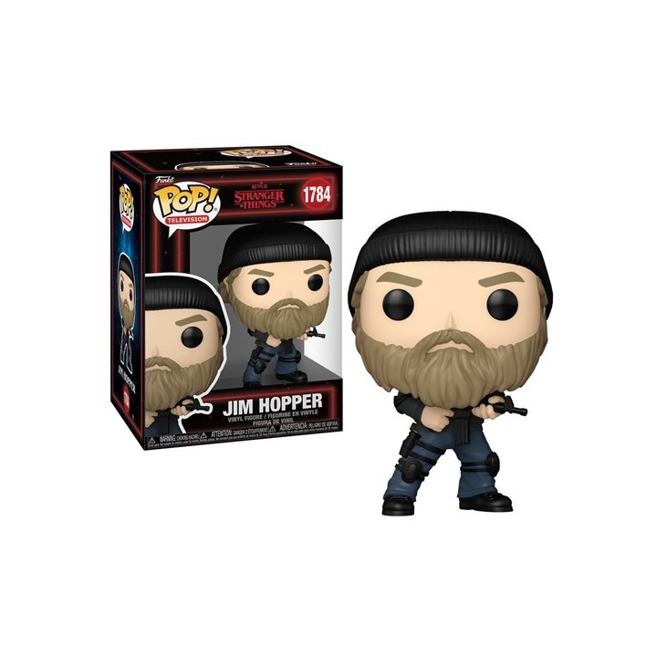 FUNKO POP Television: Stranger Things S5 - 1784 Jim Hopper 9cm (REPRINT 09/26)